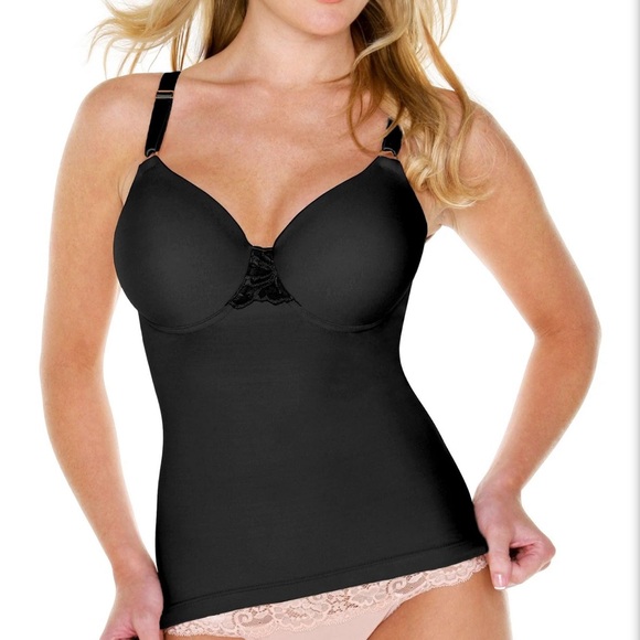 Shapeez Ultimate Back Smoothing Underwire Bra Small D Black Smooth Shapewear - Picture 1 of 9